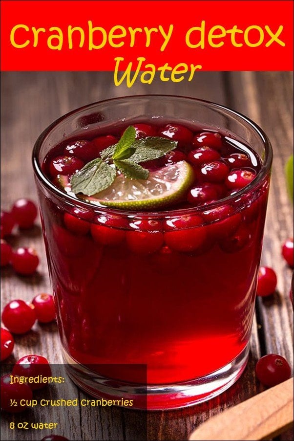 Cranberry Detox Water