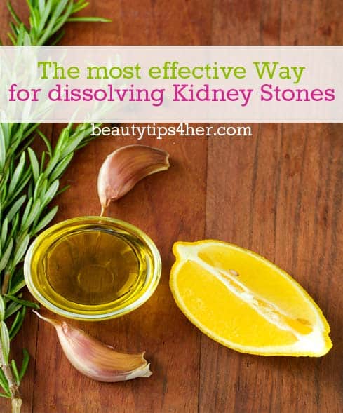 Dissolve Kidney Stones with This Home Remedy