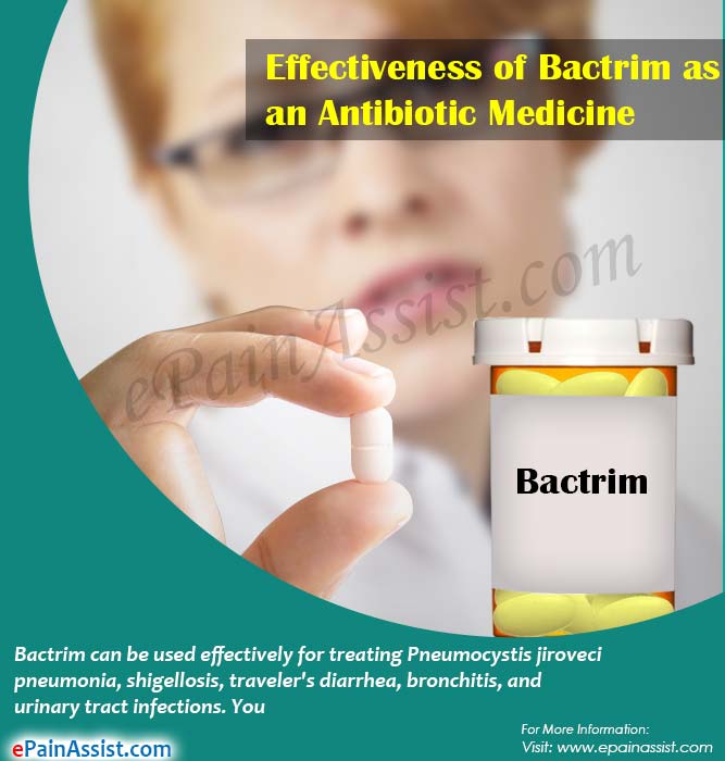 Effectiveness &  Side Effects of Bactrim as an Antibiotic ...