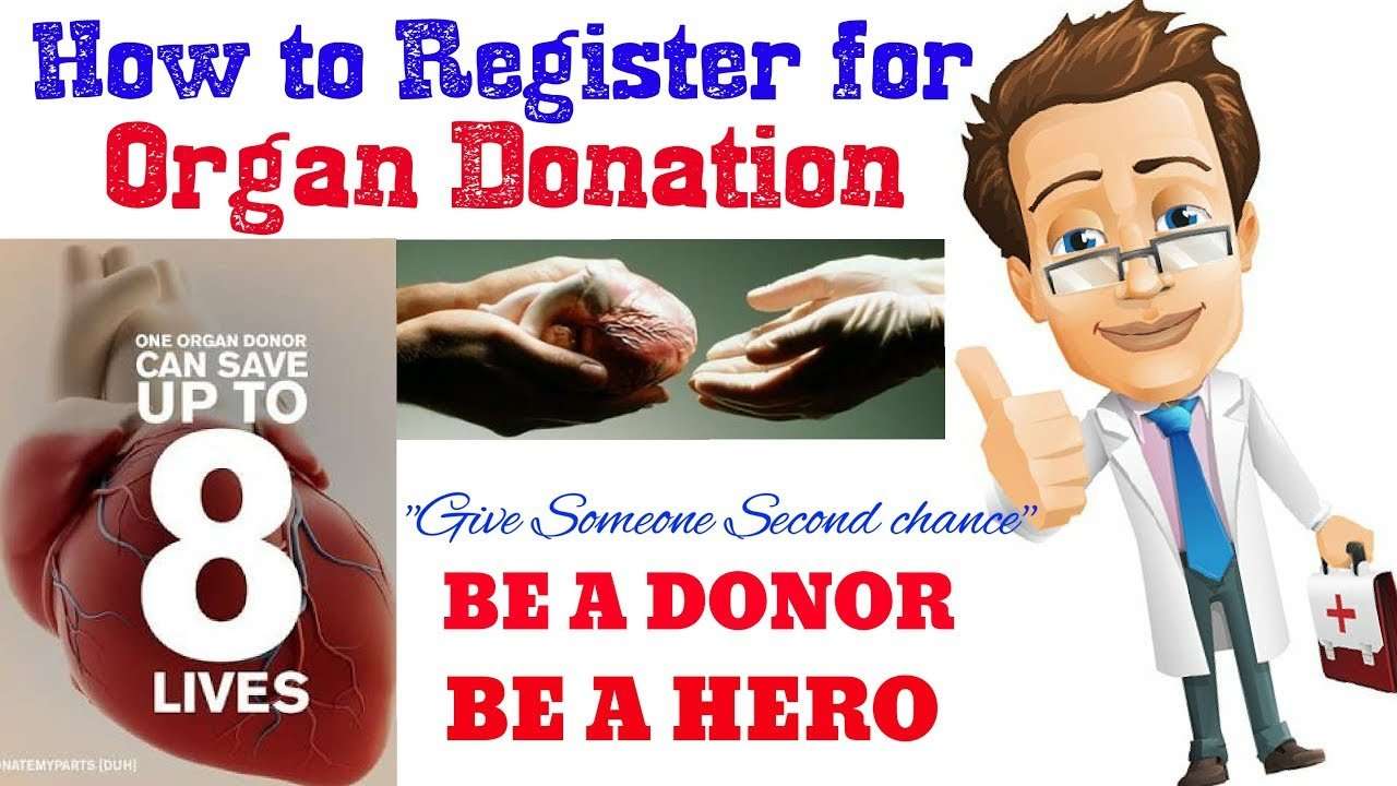 HOW TO REGISTER FOR ORGAN DONATION