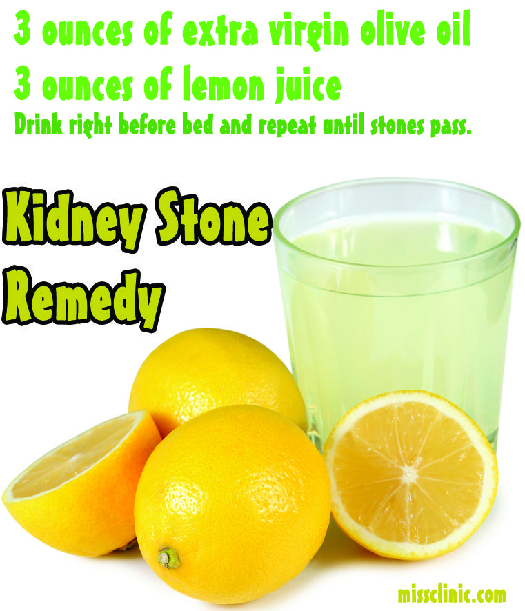 Lemon Juice Dissolves Kidney Stones