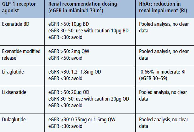 Renal safety of newer medications