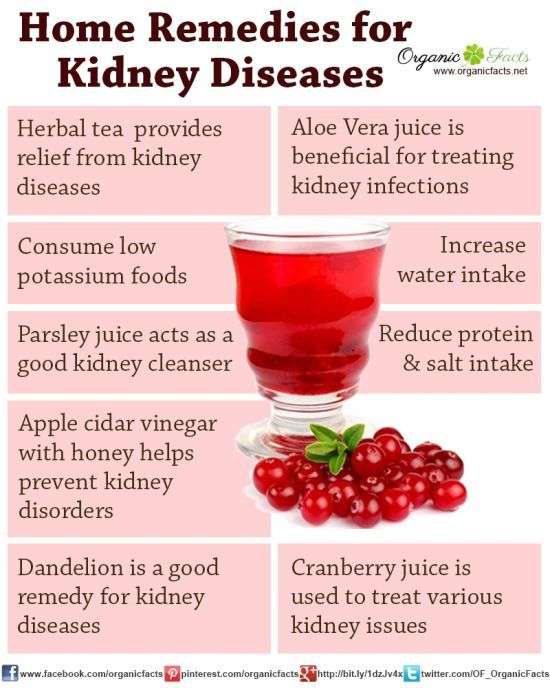 Some of the home remedies for kidney disease include ...